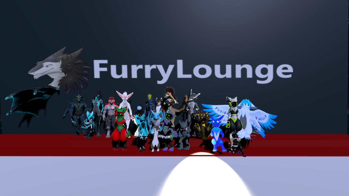 The first meetup I attented, I am the blue avali in the front (10.2020)