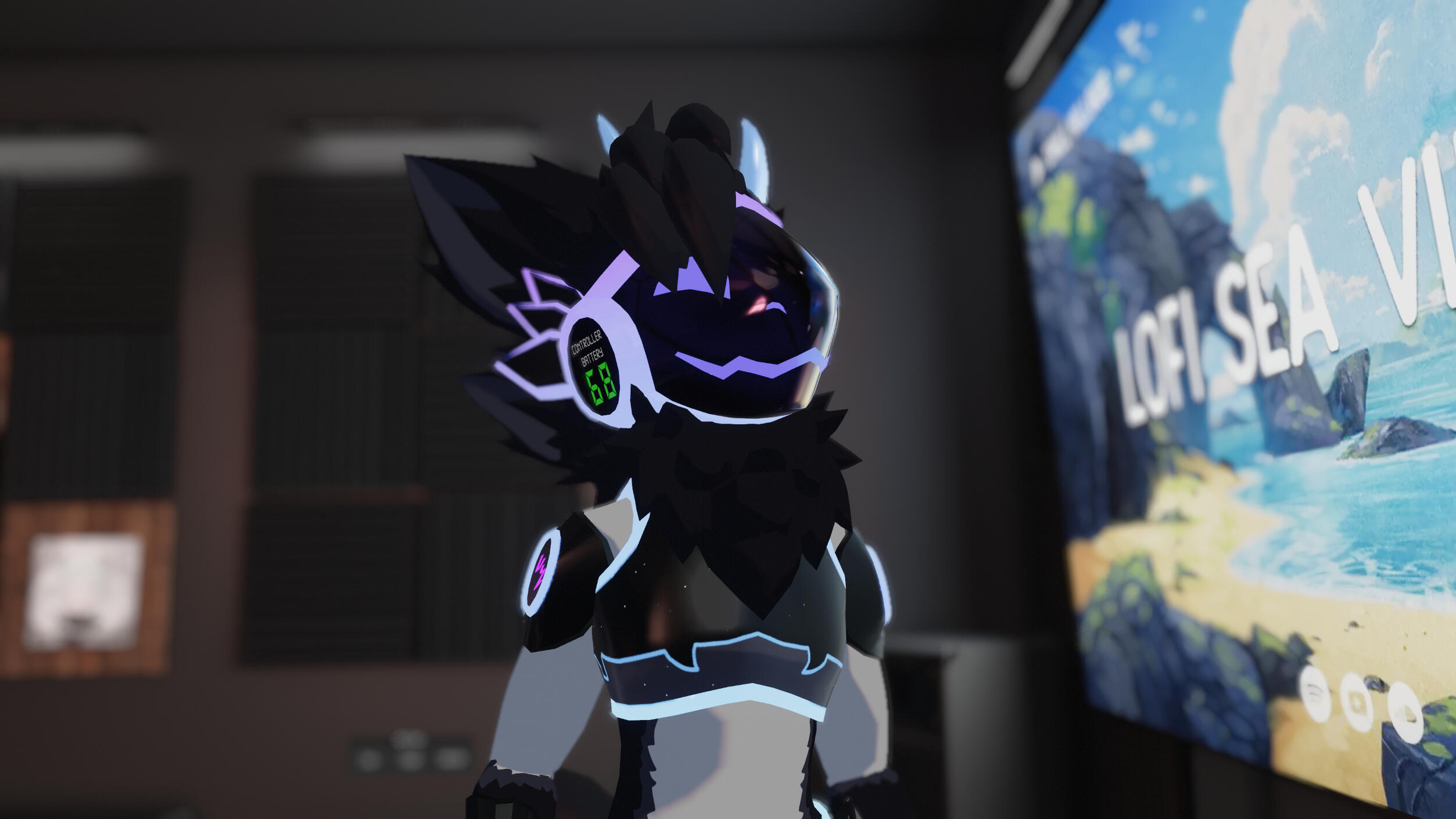 My favourite picture of my Protogen V1 in LTCGI environment (10.2023)