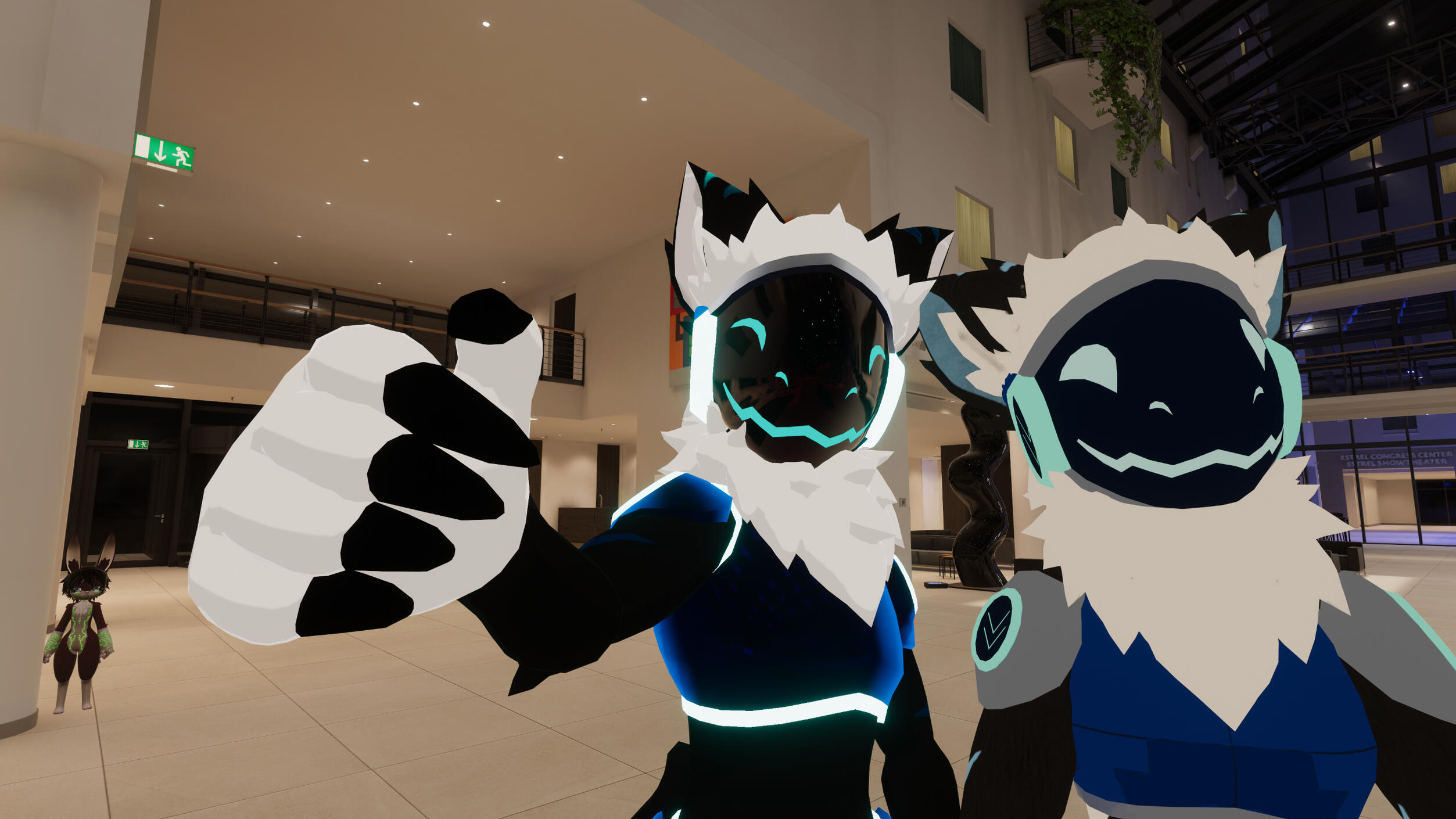 We never met but our custom Protogen looked nearly identical (03.2021)